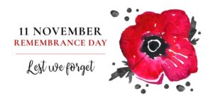 Remembrance Day Poppy Banner